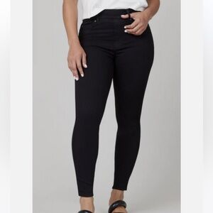 NWT Spanx Black Skinny Jeans Petite XL